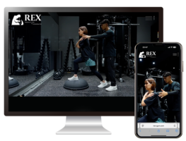 パーソナルジム「REX」ホームページ