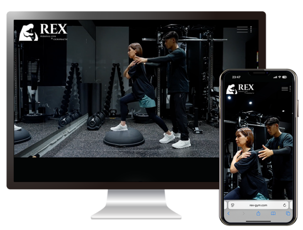パーソナルジム「REX」ホームページ