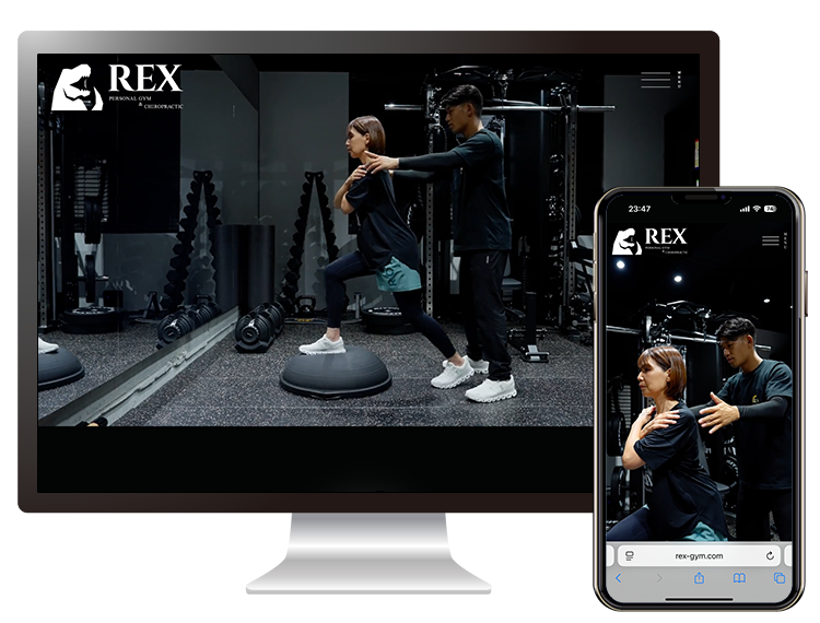 パーソナルジム「REX」ホームページ